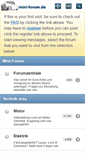 Mobile Screenshot of mini-forum.de